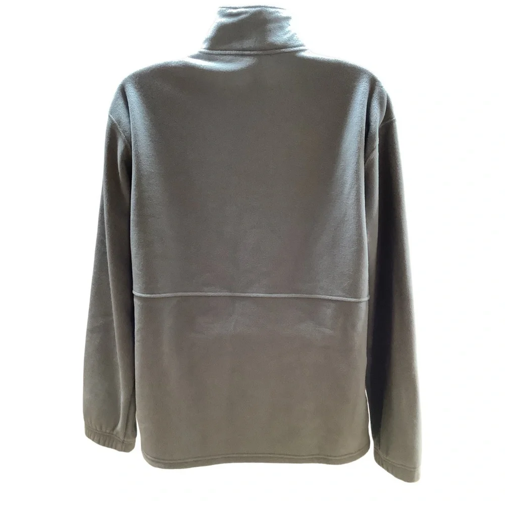 Xersion Size LT Light Gray Fleece Quarter-Zip Pullover with Front Sleeves. New